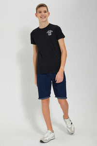 Redtag-Assorted-2-Pc-Pack-T-Shirt-Plain-T-Shirts-Senior-Boys-9 to 14 Years