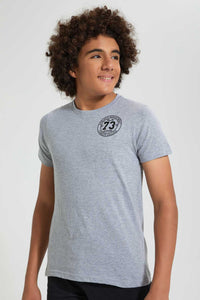 Redtag-Assorted-2-Pc-Pack-T-Shirt-Plain-Senior-Boys-9 to 14 Years
