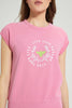 Redtag-Pink-Oversized-T-Shirt-Graphic-Prints-Women's-