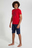 Redtag-Assorted-Basic-Night-Suit-Pyjama-Sets-Senior-Boys-9 to 14 Years