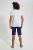 Redtag-Assorted-Basic-Night-Suit-Pyjama-Sets-Senior-Boys-9 to 14 Years