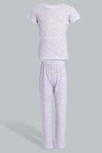 Load image into Gallery viewer, Redtag-Purple-Pajama-Sets-Pyjama-Sets-Senior-Girls-9 to 14 Years
