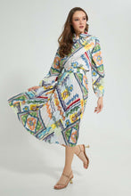 تنزيل الصورة على معرض الصور، Redtag-Assorted-Printed-Pleated-Shirt-Leggings-Women&#39;s-

