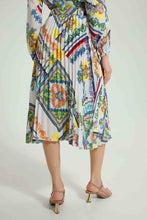 تنزيل الصورة على معرض الصور، Redtag-Assorted-Printed-Pleated-Shirt-Leggings-Women&#39;s-
