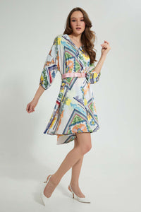 Redtag-Assorted-Printed-Dress-With-Belt-Dresses-Women's-