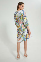 تنزيل الصورة على معرض الصور، Redtag-Assorted-Printed-Dress-With-Belt-Dresses-Women&#39;s-
