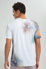 Load image into Gallery viewer, Redtag-White-Sublimation-Print-T-Shirt-Colour:White,-Filter:Men&#39;s-Clothing,-Men-T-Shirts,-New-In,-New-In-Men,-Non-Sale,-S22B,-Section:Men-Men&#39;s-
