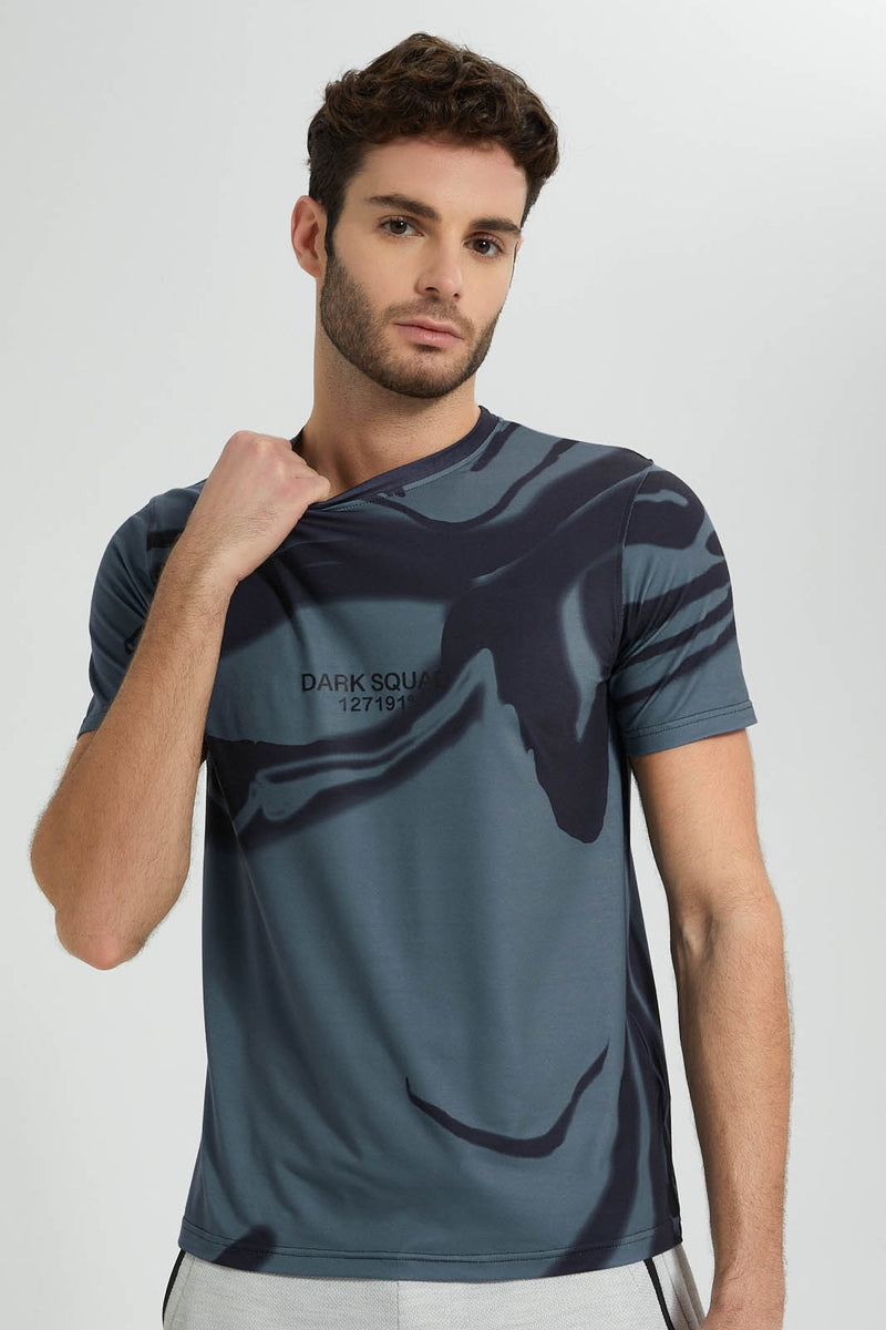 Redtag-Grey-Sublimation-Print-T-Shirt-All-Over-Prints-Men's-