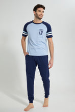 تنزيل الصورة على معرض الصور، Redtag-Navy-Blue-Pyjama-Set-Colour:Blue,-Filter:Men&#39;s-Clothing,-Men-Pyjama-Sets,-New-In,-New-In-Men,-Non-Sale,-S22B,-Section:Men-Men&#39;s-
