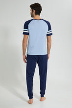 تنزيل الصورة على معرض الصور، Redtag-Navy-Blue-Pyjama-Set-Colour:Blue,-Filter:Men&#39;s-Clothing,-Men-Pyjama-Sets,-New-In,-New-In-Men,-Non-Sale,-S22B,-Section:Men-Men&#39;s-
