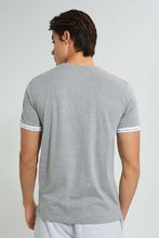 تنزيل الصورة على معرض الصور، Redtag-Grey-Cut-&amp;-Sew-T-Shirt-Cut-And-Sewn-Men&#39;s-
