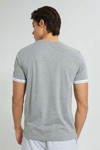 Redtag-Grey-Cut-&-Sew-T-Shirt-Cut-And-Sewn-Men's-