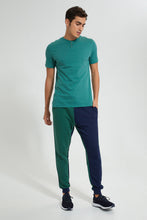 تنزيل الصورة على معرض الصور، Redtag-Green/Blue-Jogger-Joggers-Men&#39;s-
