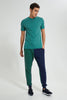 Redtag-Green/Blue-Jogger-Joggers-Men's-