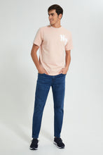 Load image into Gallery viewer, Redtag-Pink-Shoulder-Panel-T-Shirt-Colour:Pink,-Filter:Men&#39;s-Clothing,-Men-T-Shirts,-New-In,-New-In-Men,-Non-Sale,-S22B,-Section:Men-Men&#39;s-
