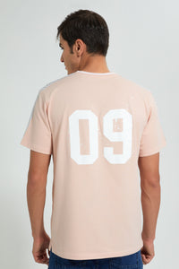 Redtag-Pink-Shoulder-Panel-T-Shirt-Colour:Pink,-Filter:Men's-Clothing,-Men-T-Shirts,-New-In,-New-In-Men,-Non-Sale,-S22B,-Section:Men-Men's-