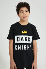 تنزيل الصورة على معرض الصور، Redtag-Black-Batman-Night-Suit-Pyjama-Sets-Senior-Boys-9 to 14 Years
