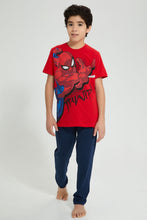 تنزيل الصورة على معرض الصور، Redtag-Red-Spiderman-Night-Suit-Pyjama-Sets-Senior-Boys-9 to 14 Years
