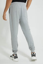 Load image into Gallery viewer, Redtag-Grey-Pique-Jog-Pant-Joggers-Men&#39;s-
