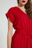 Redtag-Red-Long-Dress-With-Belt-Dresses-Women's-