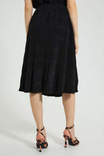 تنزيل الصورة على معرض الصور، Redtag-Black-Pleated-Skirt-Skirts-Women&#39;s-
