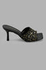 Redtag-Black-Tweed-Mule-Mules-Women's-