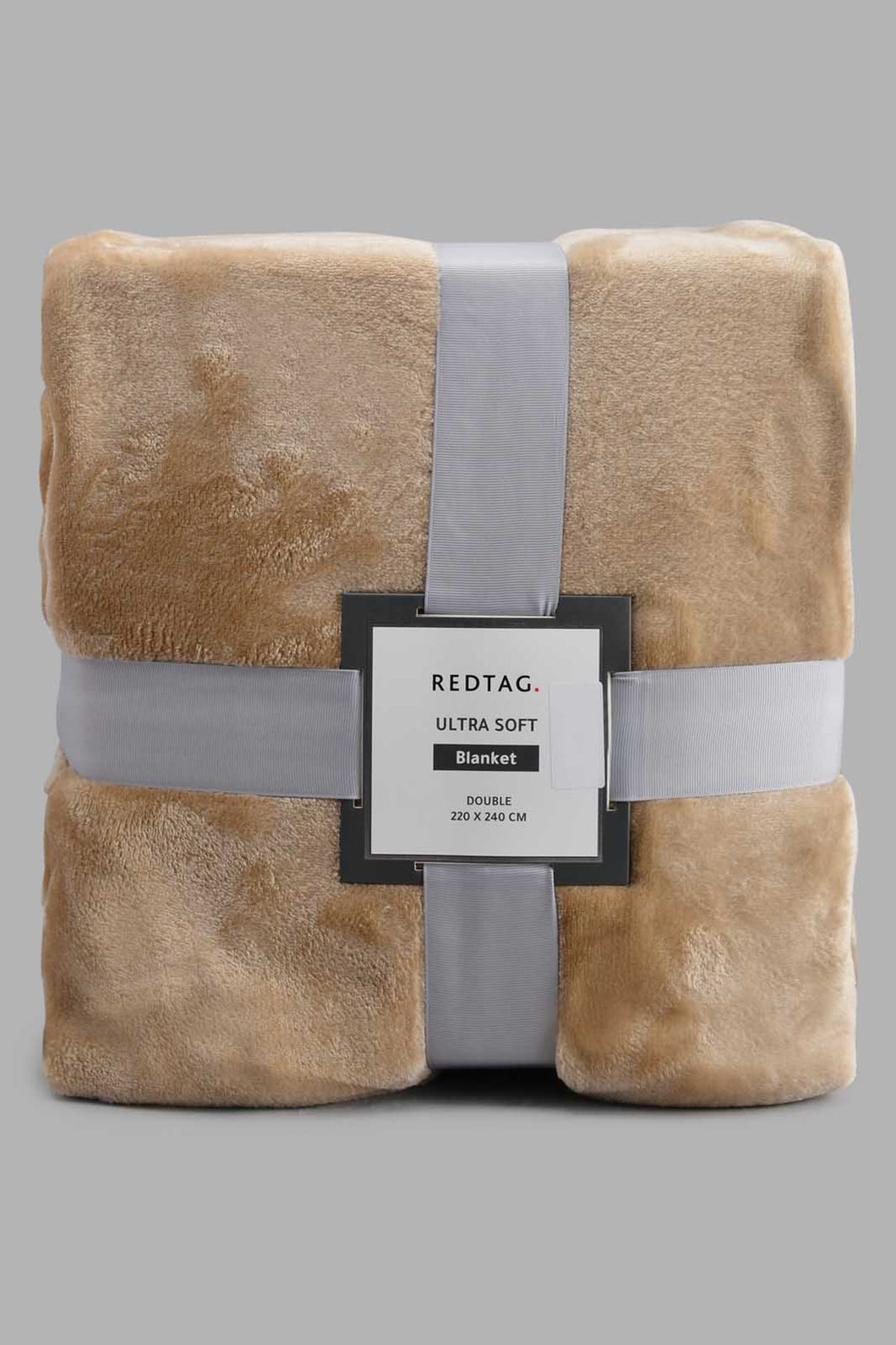 Beige Plain Ultra Soft Blanket (Double Size)