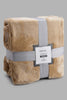 Beige Plain Ultra Soft Blanket (Double Size)