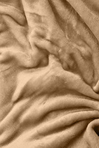 Beige Plain Ultra Soft Blanket (Double Size)
