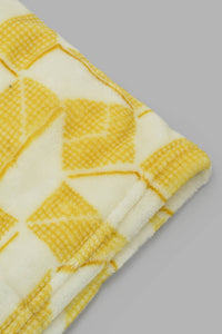 Redtag-White/Brown-Geometric-Print-Ultra-Soft-Blanket-
(Single-Size)-Category:Blankets,-Colour:Brown,-Filter:Home-Bedroom,-HMW-BED-Blankets,-New-In,-New-In-HMW-BED,-Non-Sale,-S22C,-Section:Homewares-Home-Bedroom-