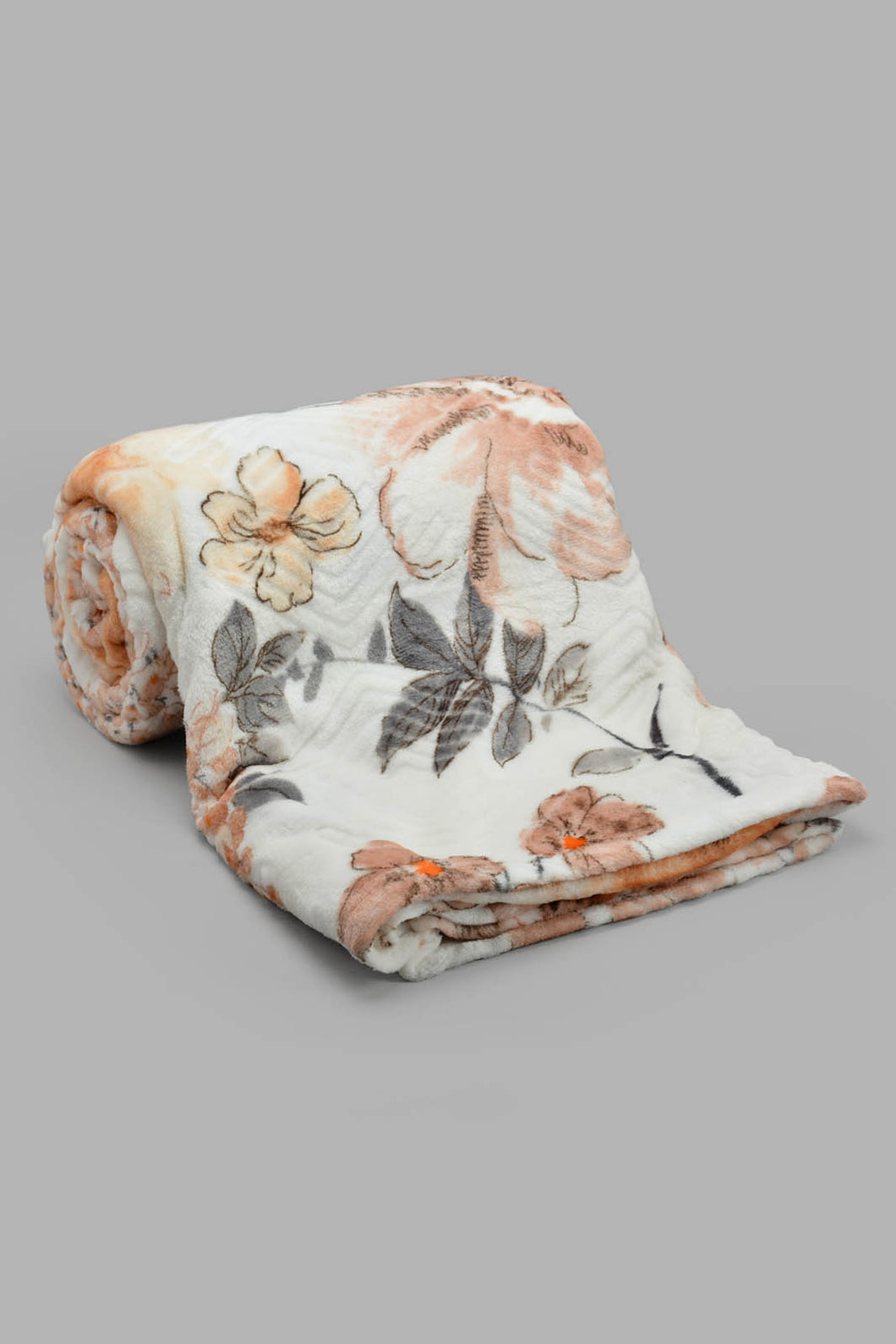 Redtag-Multicolour-Leaf-Print-Ultra-Soft-Blanket-(Double-Size)-Category:Blankets,-Colour:Multicolour,-Filter:Home-Bedroom,-HMW-BED-Blankets,-New-In,-New-In-HMW-BED,-Non-Sale,-S22C,-Section:Homewares-Home-Bedroom-