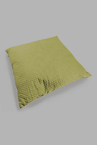 Redtag-Green-Pinsonic-Velvet-Floor-Cushion-Floor-Cushions-Home-Bedroom-