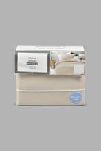 Load image into Gallery viewer, Redtag-Beige/Ivory-Reversible-3-Piece-Duvet-Cover-Set-(Double-Size)-Duvet-Covers-Home-Bedroom-
