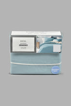 Load image into Gallery viewer, Redtag-Teal-And-Ivory-Reversible-3-Piece-Duvet-Cover-Set-(Double-Size)-Colour:Ivory,-Colour:Teal,-Filter:Home-Bedroom,-HMW-BED-Duvet-Covers,-New-In,-New-In-HMW-BED,-Non-Sale,-S22B,-Section:Homewares-Home-Bedroom-
