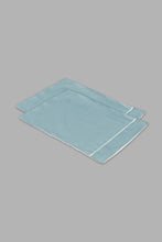 Load image into Gallery viewer, Redtag-Teal-And-Ivory-Reversible-3-Piece-Duvet-Cover-Set-(Double-Size)-Colour:Ivory,-Colour:Teal,-Filter:Home-Bedroom,-HMW-BED-Duvet-Covers,-New-In,-New-In-HMW-BED,-Non-Sale,-S22B,-Section:Homewares-Home-Bedroom-

