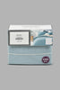 Redtag-Teal/Ivory-Reversible-3-Piece-Duvet-Cover-Set
-(King-Size)-Duvet-Covers-Home-Bedroom-