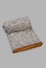 Redtag-Beige-Geometric-Foil-Printed-Blanket-(Single-Size)-Category:Blankets,-Colour:Beige,-Filter:Home-Bedroom,-HMW-BED-Blankets,-New-In,-New-In-HMW-BED,-Non-Sale,-S22B,-Section:Homewares-Home-Bedroom-