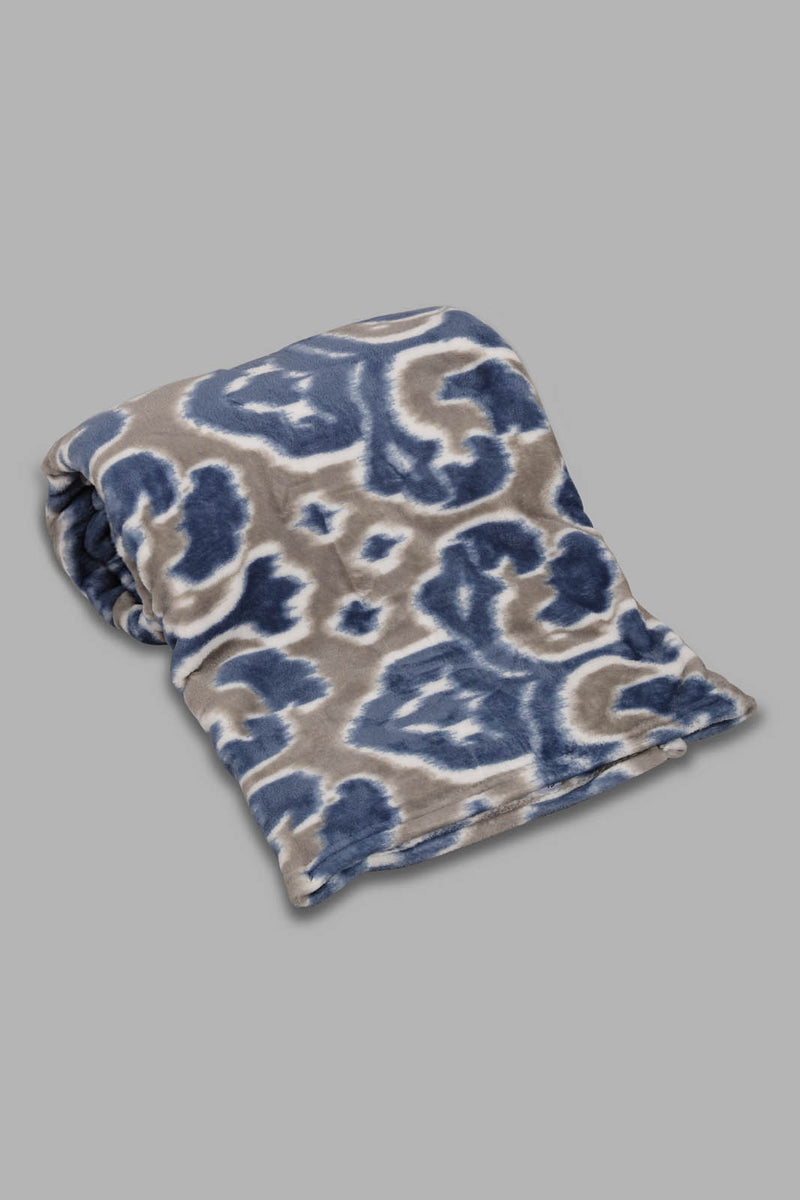 Redtag-Multicolour-Damask-Print-Ultra-Soft-Blanket-(Single-Size)-Category:Blankets,-Colour:Multicolour,-Filter:Home-Bedroom,-HMW-BED-Blankets,-New-In,-New-In-HMW-BED,-Non-Sale,-S22B,-Section:Homewares-Home-Bedroom-