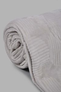 Redtag-Grey-Circle-Textured-Ultra-Soft-Blanket-(Double-Size)-Category:Blankets,-Colour:Grey,-Filter:Home-Bedroom,-HMW-BED-Blankets,-New-In,-New-In-HMW-BED,-Non-Sale,-S22B,-Section:Homewares-Home-Bedroom-