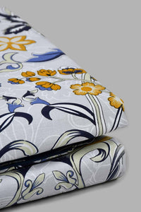 Redtag-Blue-Floral-Print-Reversible-2-Piece-Duvet-Cover-Set-(Single-Size)-Duvet-Covers-Home-Bedroom-