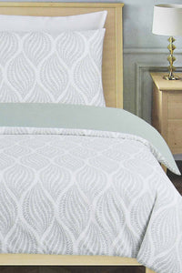 Redtag-Teal-Leaf-Print-Reversible-2-Piece-Duvet-Cover-Set-(Single-Size)-Duvet-Covers-Home-Bedroom-