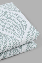 تنزيل الصورة على معرض الصور، Redtag-Teal-Leaf-Print-Reversible-2-Piece-Duvet-Cover-Set-(Single-Size)-Duvet-Covers-Home-Bedroom-
