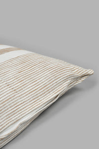 Redtag-Beige-Stripes-Cushion-Floor-Cushions-Home-Bedroom-