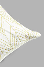 تنزيل الصورة على معرض الصور، Redtag-Ivory/Gold-Embroided-Cushion-Cushions-Home-Bedroom-
