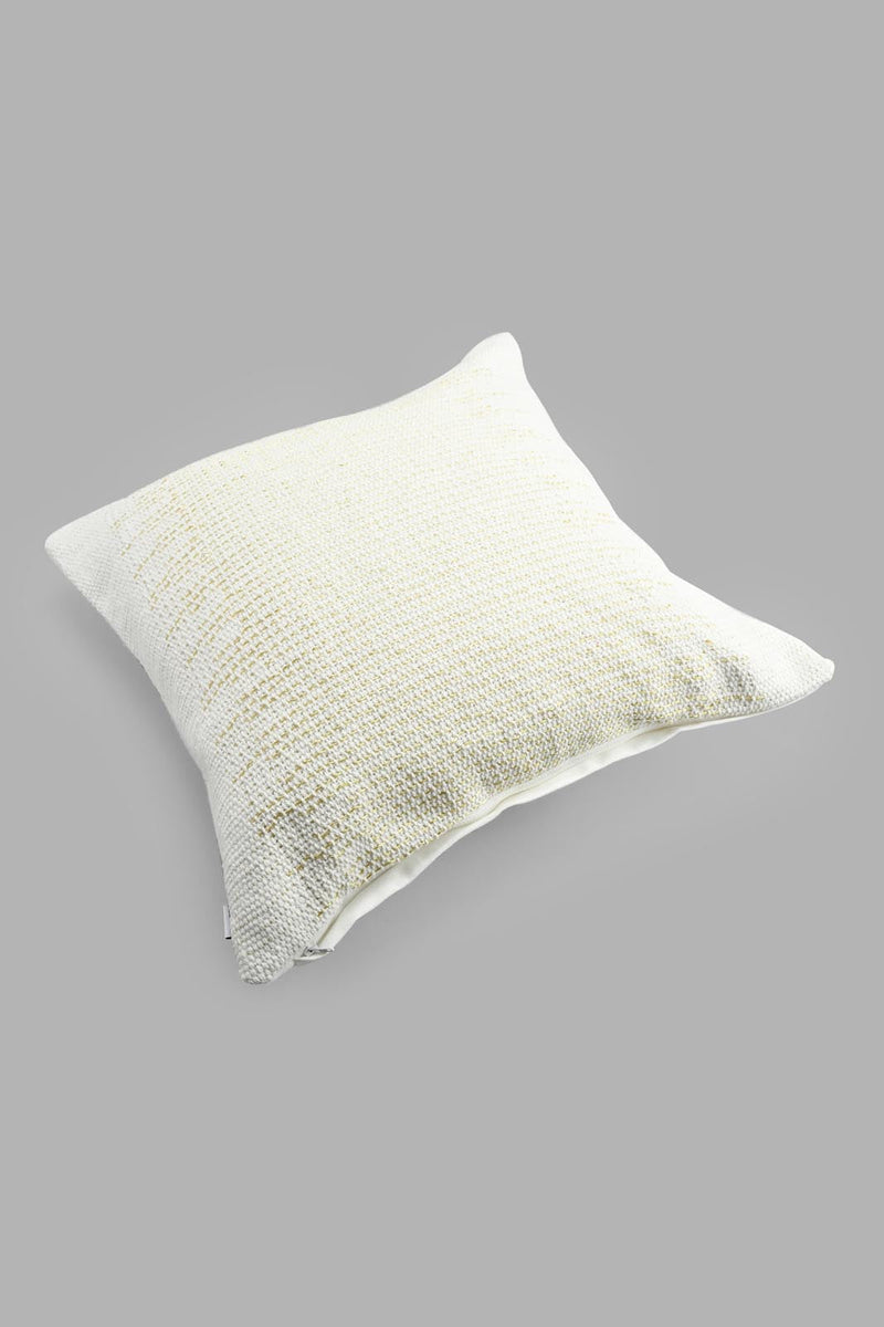 Beige Textured Cushion