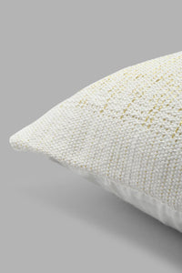 Beige Textured Cushion