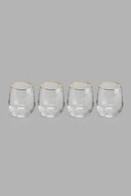 تنزيل الصورة على معرض الصور، Redtag-Clear-Tumbler-Set--With-Gold-Rim-(4-Piece)-Tumblers-Home-Dining-
