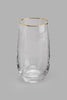 Redtag-Clear-Tumbler-Set--With-Gold-Rim-(4-Piece)-Tumblers-Home-Dining-