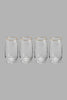 Redtag-Clear-Tumbler-Set--With-Gold-Rim-(4-Piece)-Tumblers-Home-Dining-