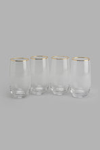 تنزيل الصورة على معرض الصور، Redtag-Clear-Tumbler-Set--With-Gold-Rim-(4-Piece)-Tumblers-Home-Dining-
